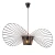 Lampa designerska wisząca KAPELUSZ SOMBRERO ST-8052-100 black - Step Into Design